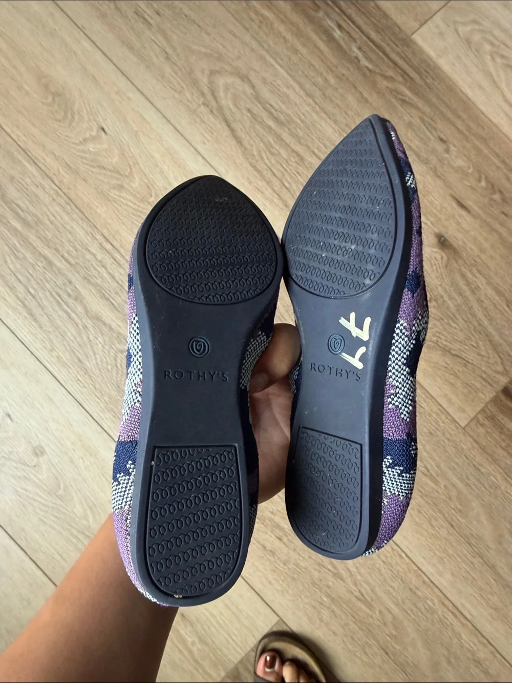 ROTHY’S Violet Botanicamo Flats